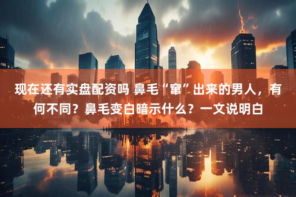 现在还有实盘配资吗 鼻毛“窜”出来的男人，有何不同？鼻毛变白暗示什么？一文说明白